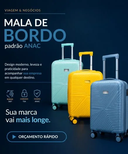 Mala de Bordo Personalizada