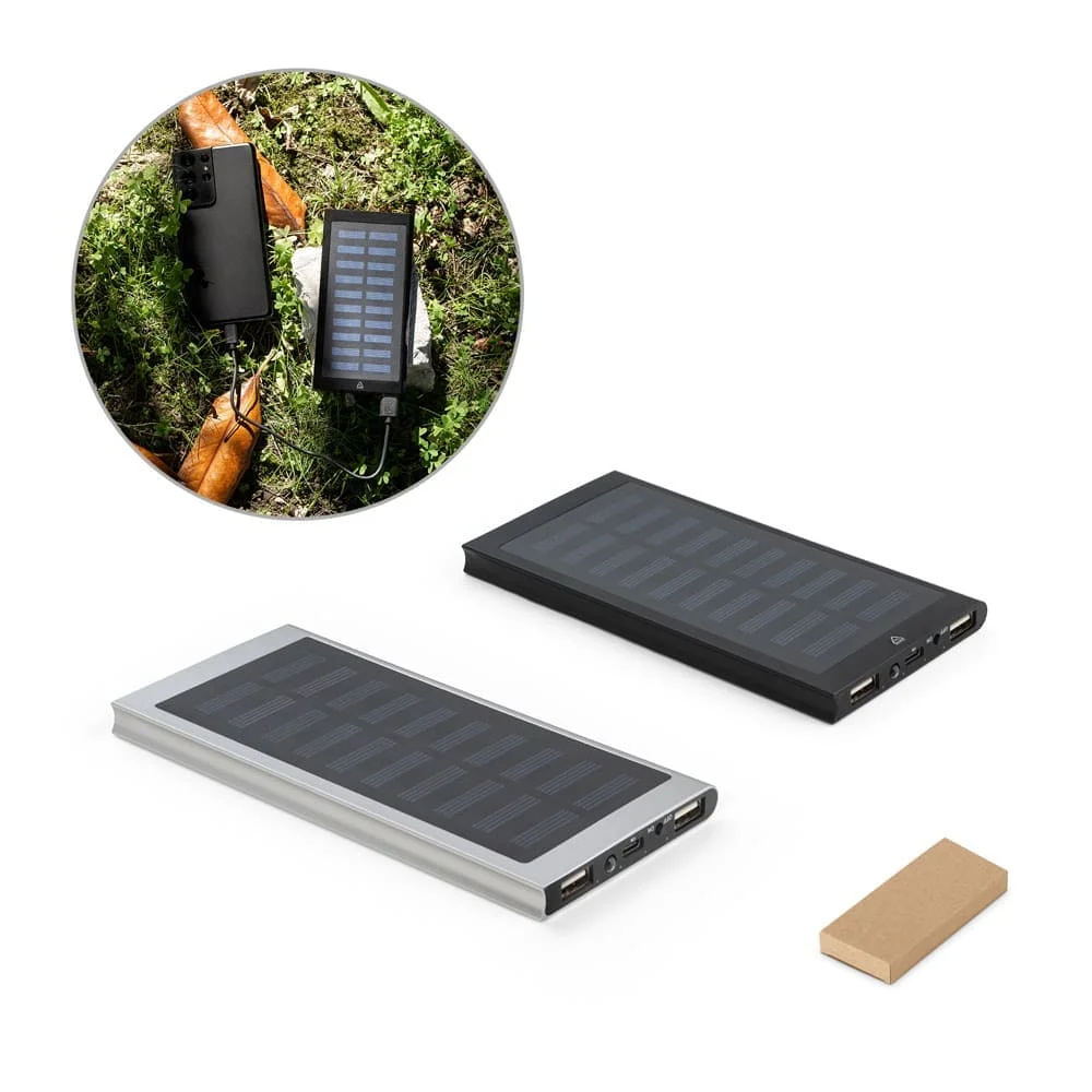 Power Bank com Bateria Solar Personalizado