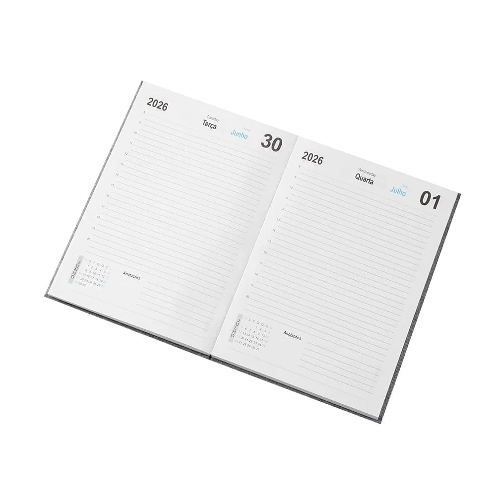 Agenda 2026 Linho Personalizada