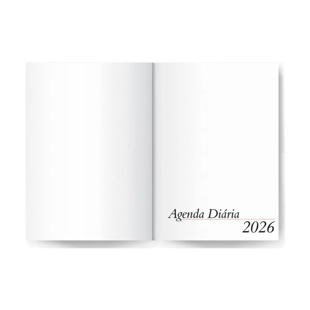 Agenda Diária 2026 Personalizada Lisa