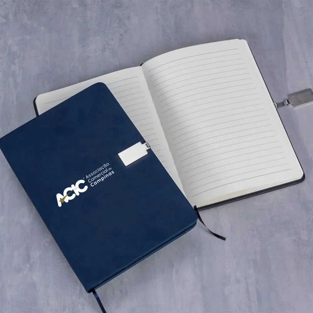 Bloco de Anotações Personalizado Com Fecho