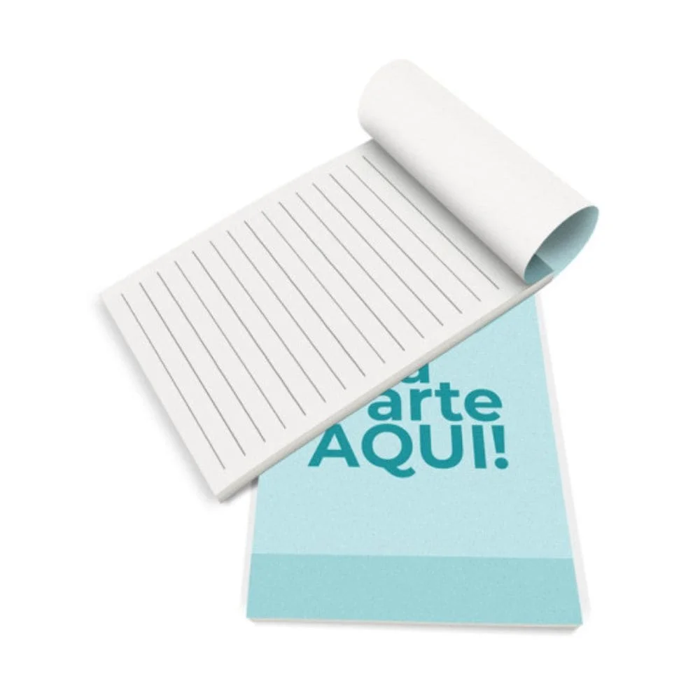 Bloco de Notas Colado Personalizado