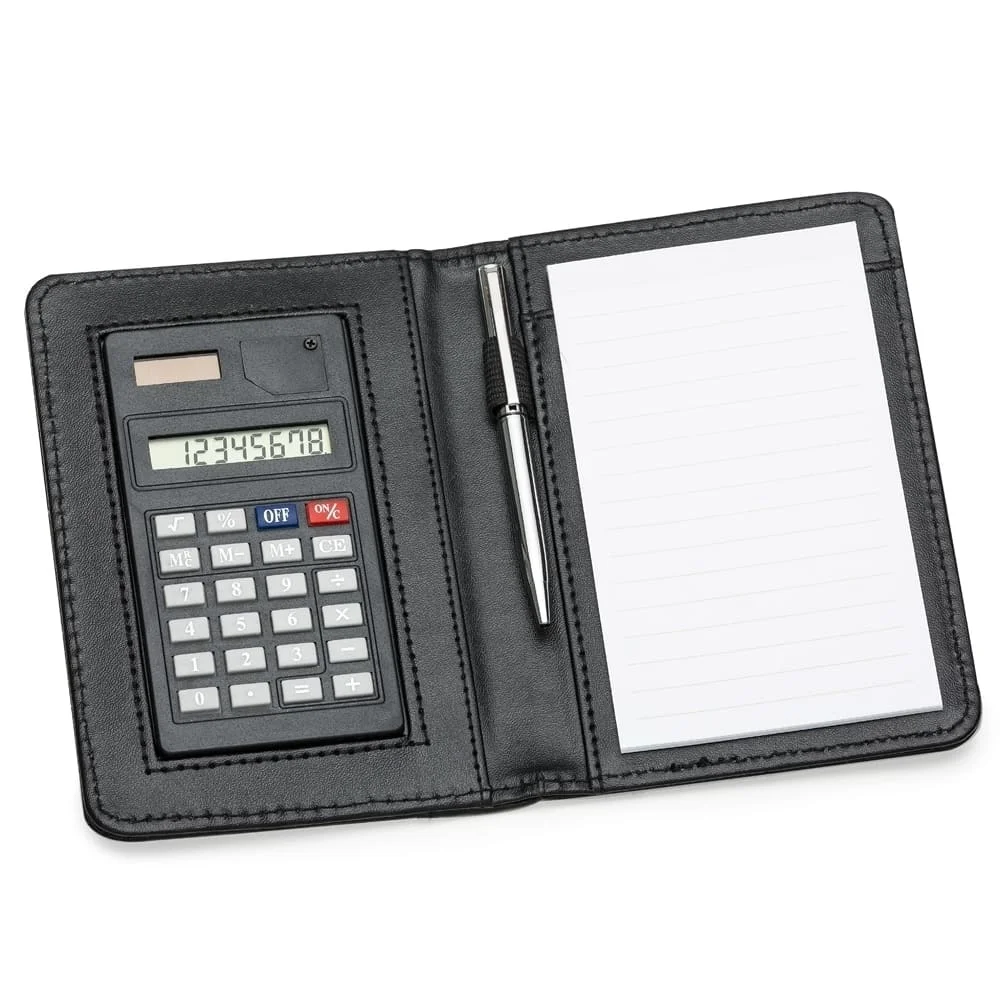 Bloco de Notas Personalizado com Calculadora