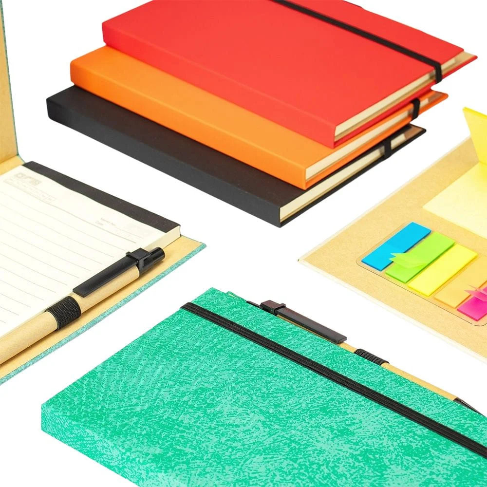 Bloco de Notas com Autoadesivos e Caneta