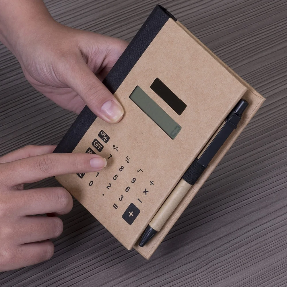 Bloco de Notas com Calculadora