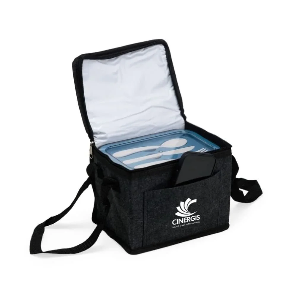 Bolsa Térmica Feltro com Logo