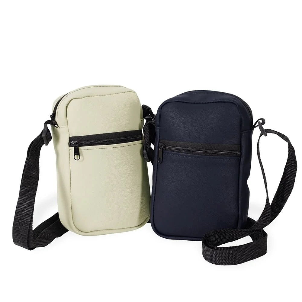 Bolsa de Ombro com Zíper e Alça