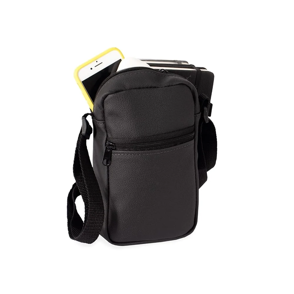 Bolsa de Ombro com Zíper e Alça