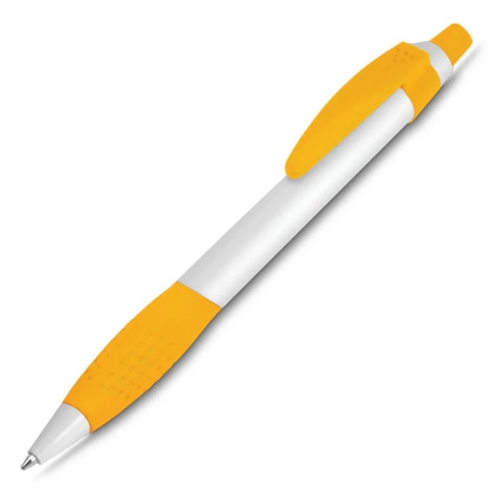 Caneta Plástica com Logo Gravada