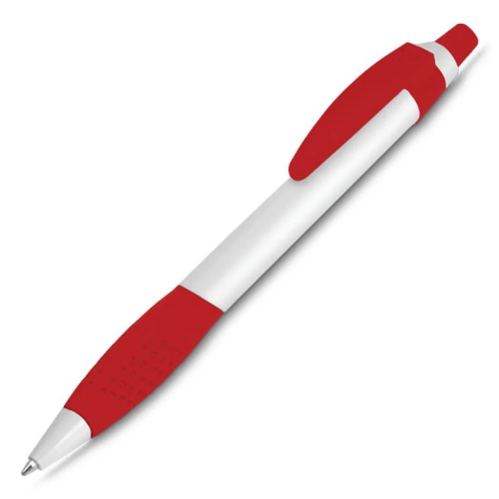Caneta Plástica com Logo Gravada