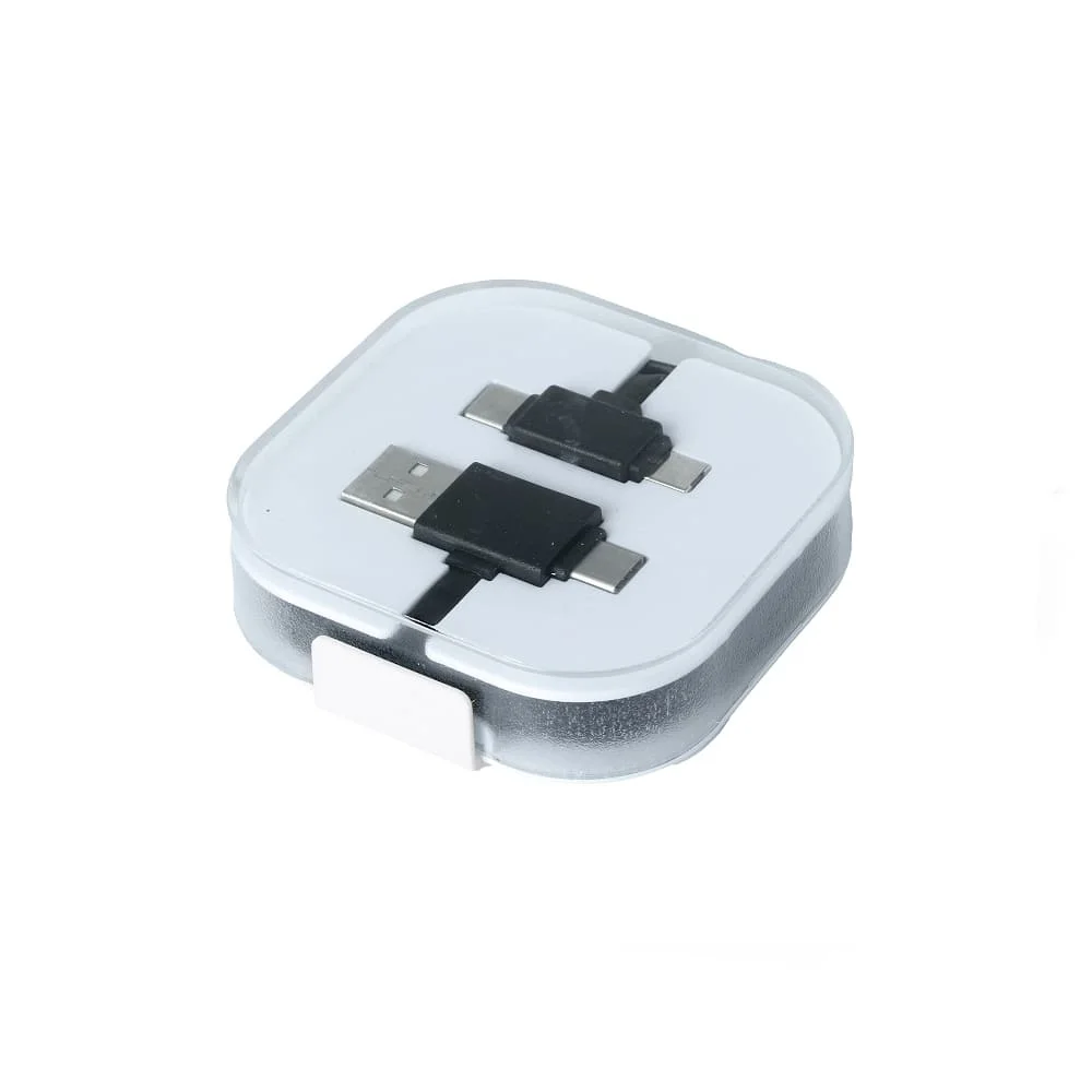Cabo Retrátil com Suporte Celular