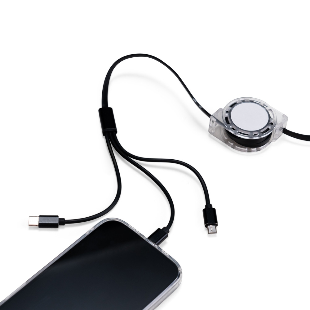 Cabo USB Retrátil Personalizado