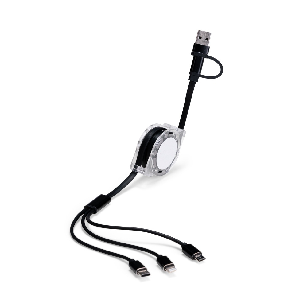 Cabo USB Retrátil Personalizado