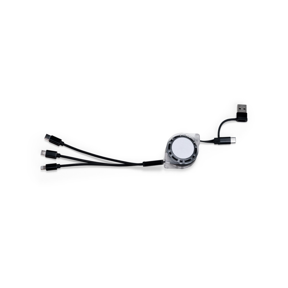 Cabo USB Retrátil Personalizado-PX09287