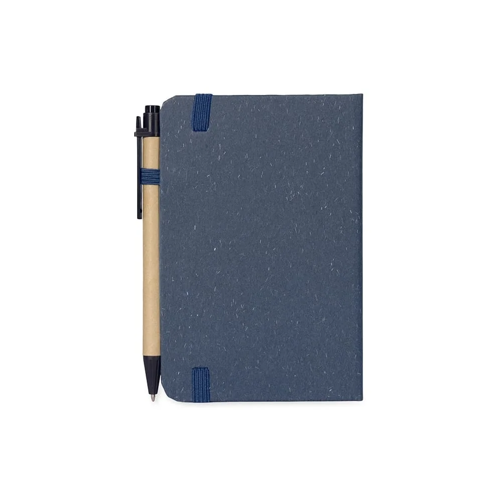 Caderneta Palha de Trigo Com Caneta