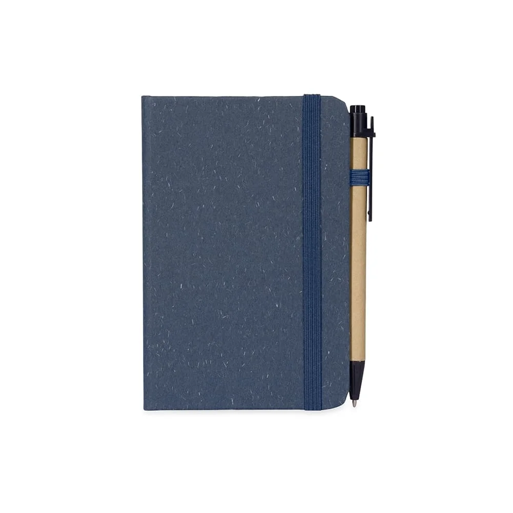 Caderneta Palha de Trigo Com Caneta