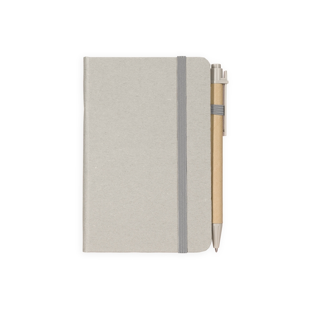 Caderneta Palha de Trigo Com Caneta