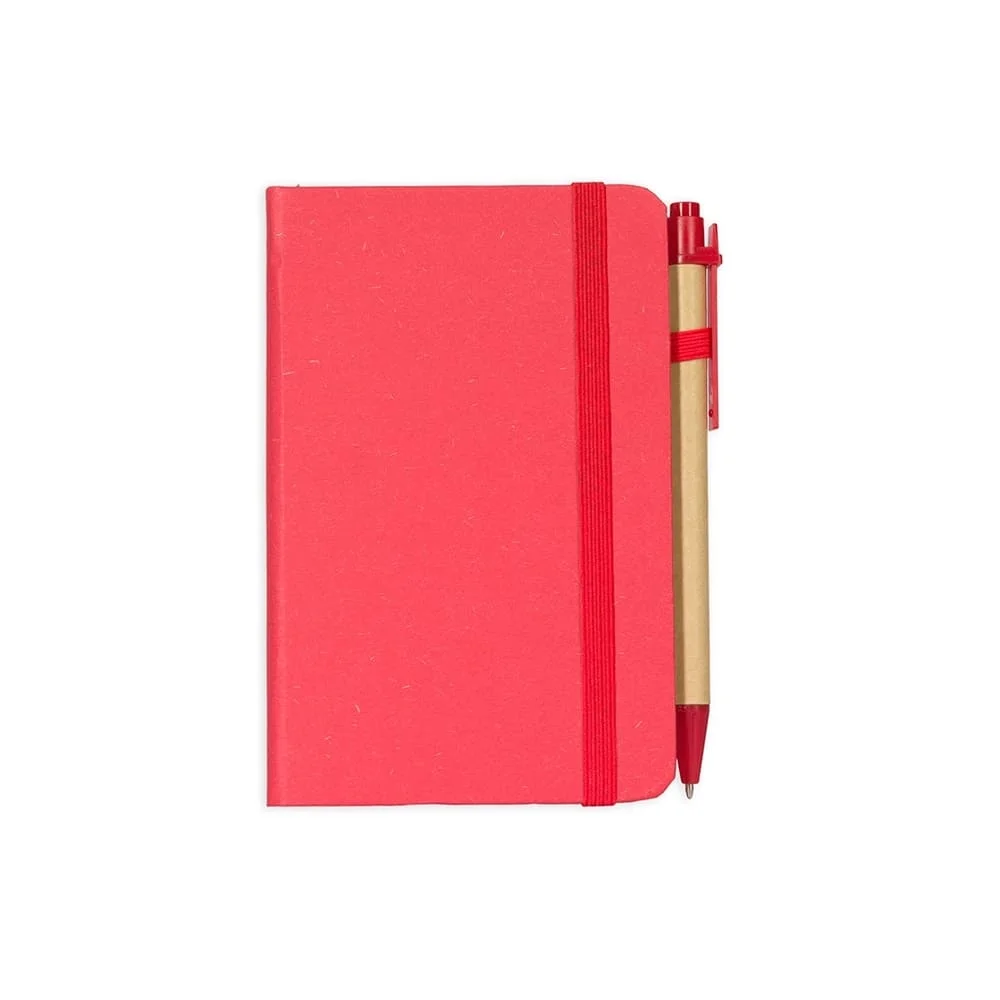 Caderneta Palha de Trigo Com Caneta-PX08288