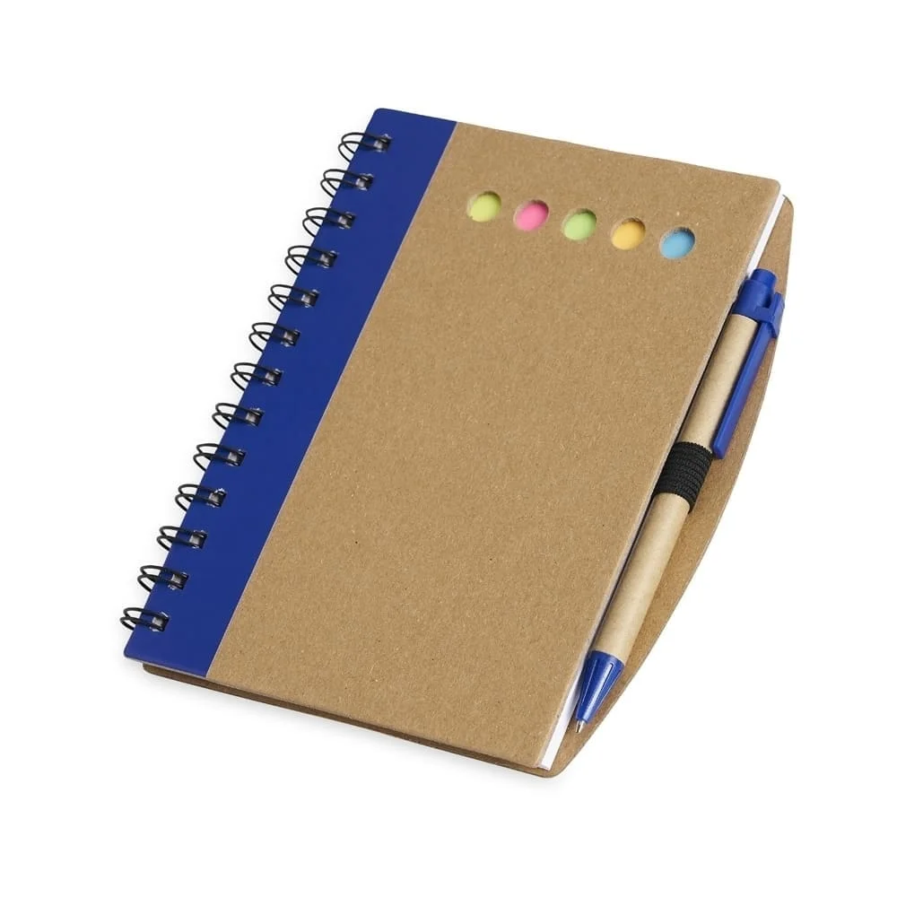 Caderneta Personalizada com Postit e Caneta