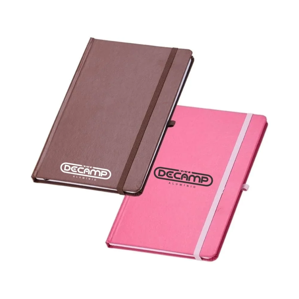 Caderneta de Couro Sintético Personalizada