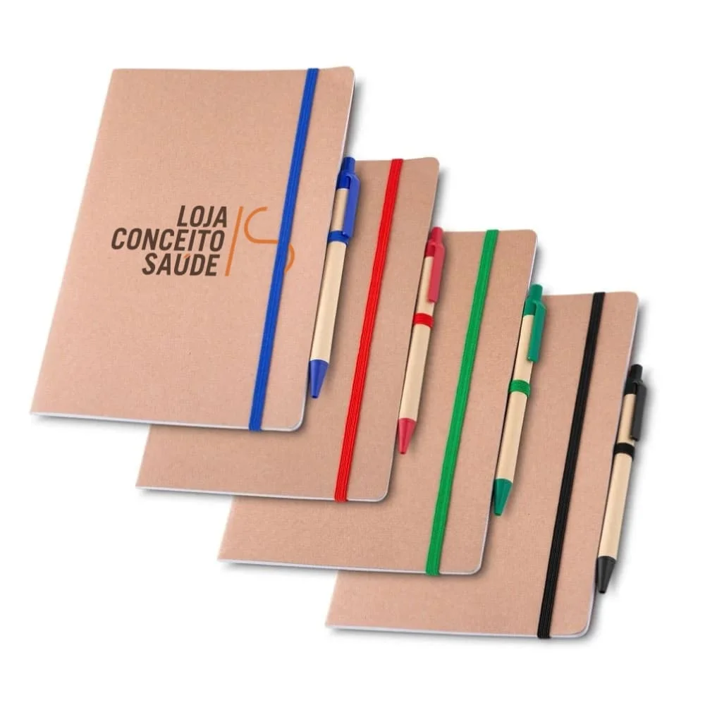 Caderneta de Notas com Caneta Personalizado