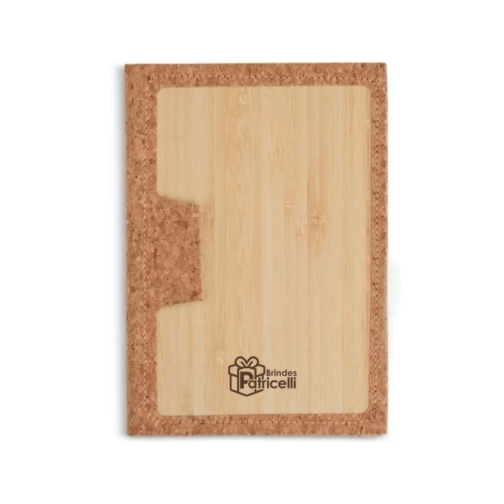 Caderneta em Bambu Personalizada