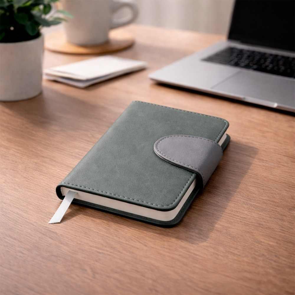 Caderneta em Sintético e Veludo