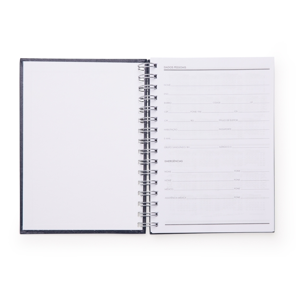 Caderno Executivo Couro Sintético Personalizado