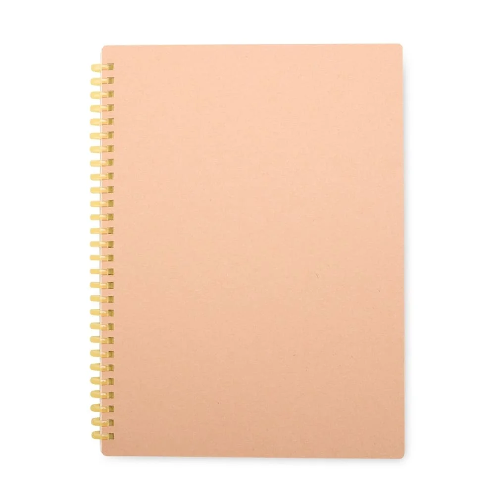 Caderno Personalizado Kraft e Plástico-PX09066