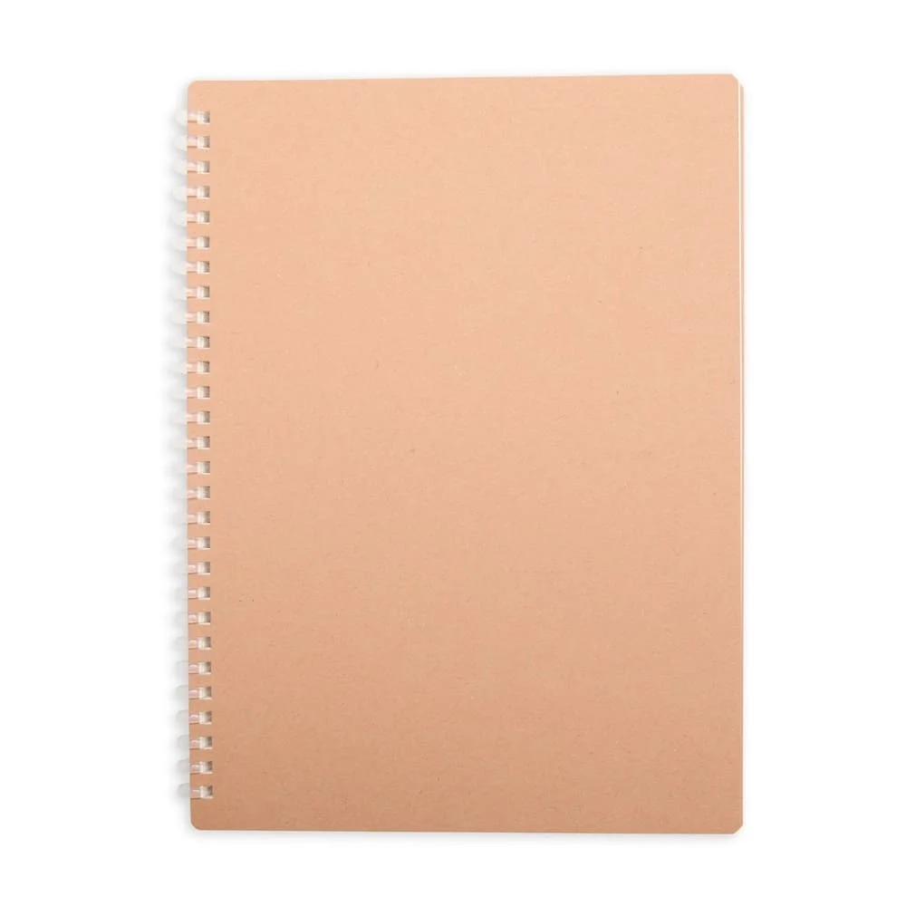 Caderno Personalizado Kraft e Plástico