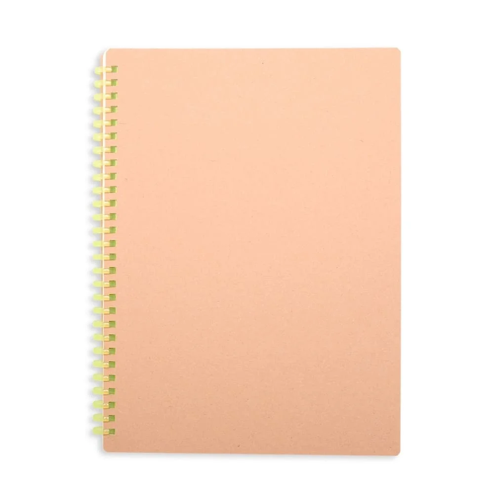 Caderno Personalizado Kraft e Plástico