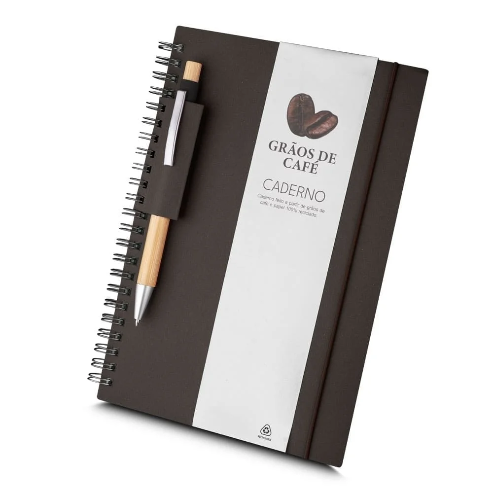 Caderno Papel Reciclado Personalizado