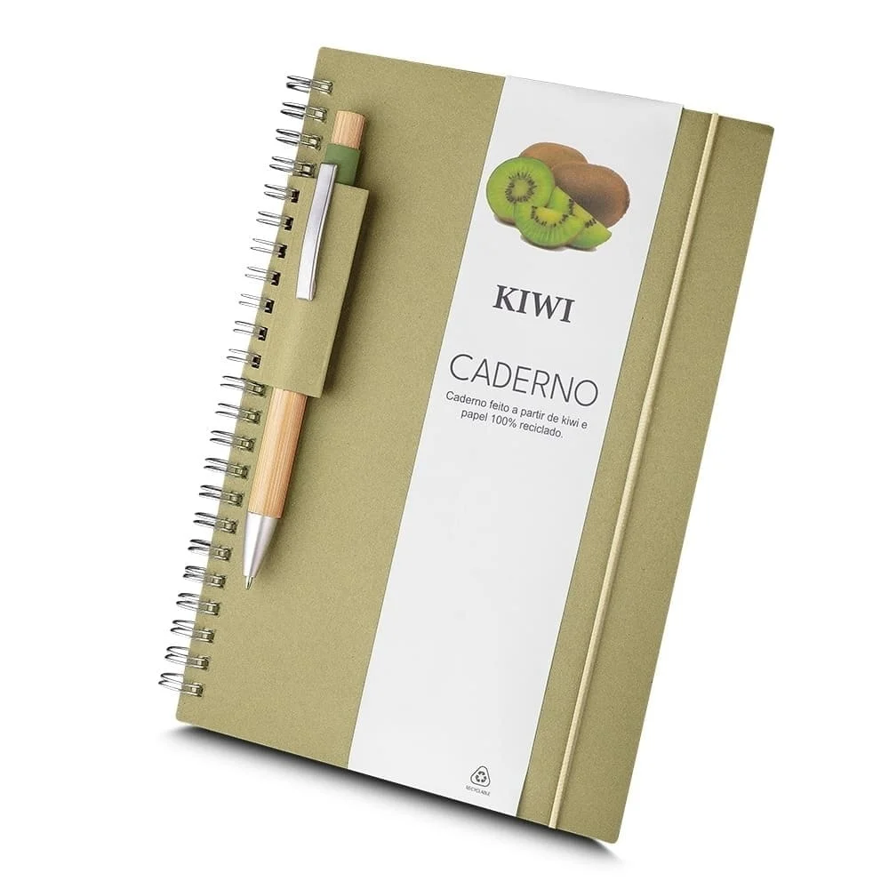 Caderno Papel Reciclado Personalizado