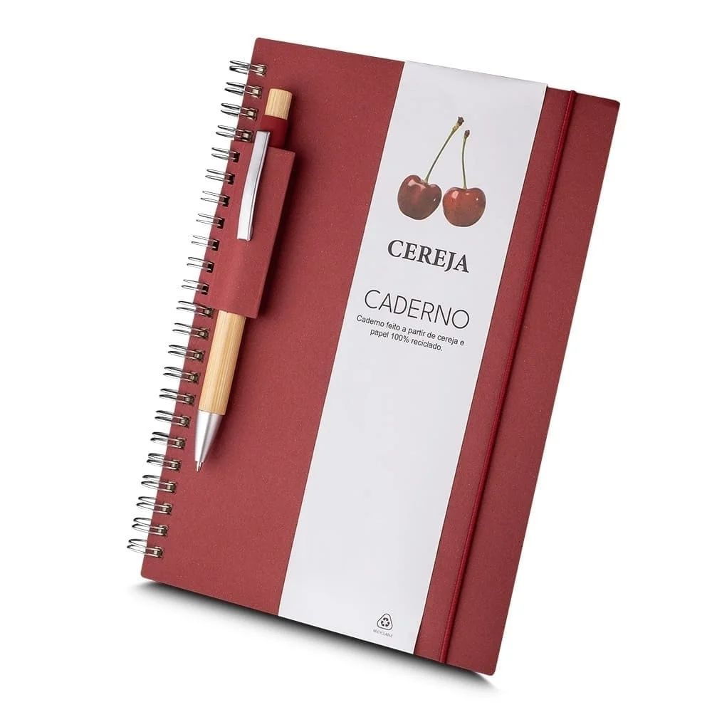 Caderno Papel Reciclado Personalizado