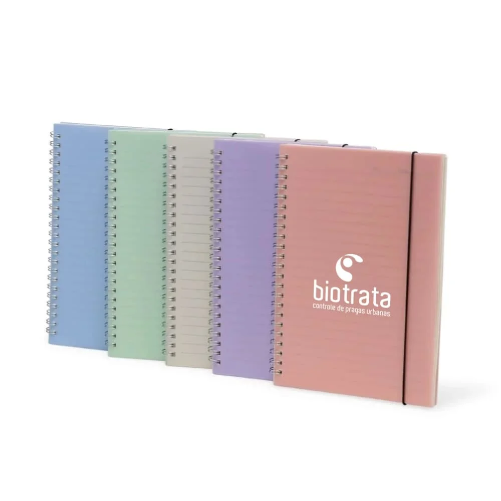 Caderno Plástico Personalizado