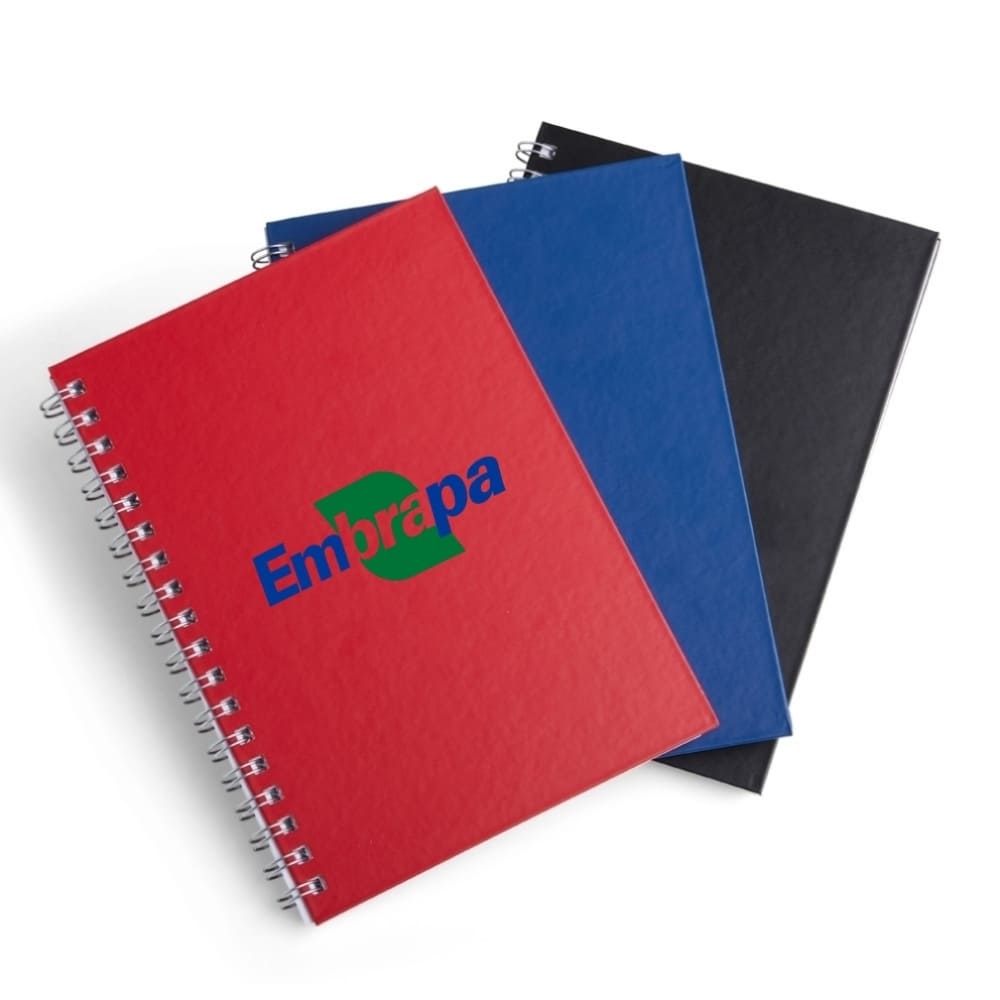 Caderno de Negócios Emborrachado Personalizado