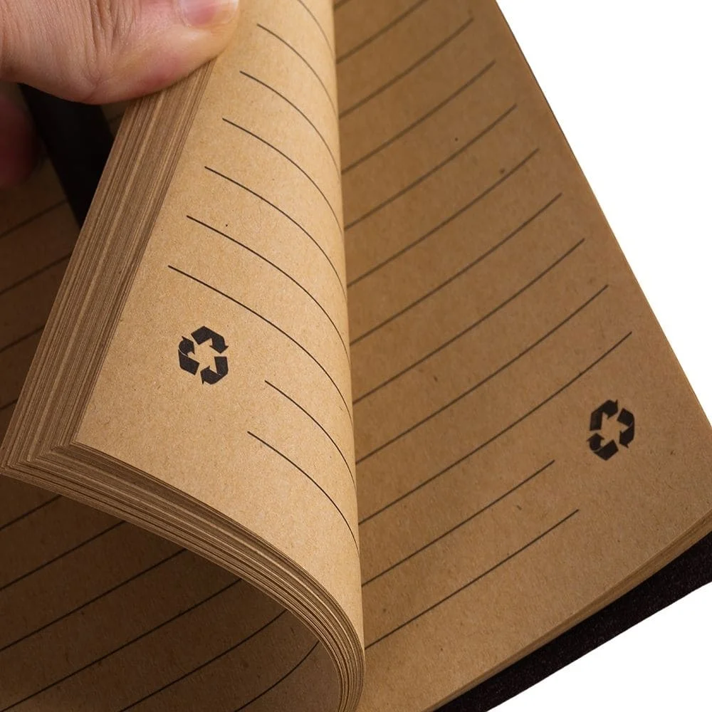 Caderno de Notas com Caneta e Logo Gravada
