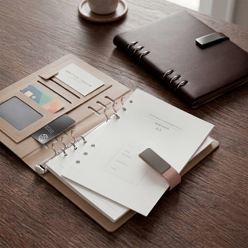 Caderno tipo Fichário Personalizado