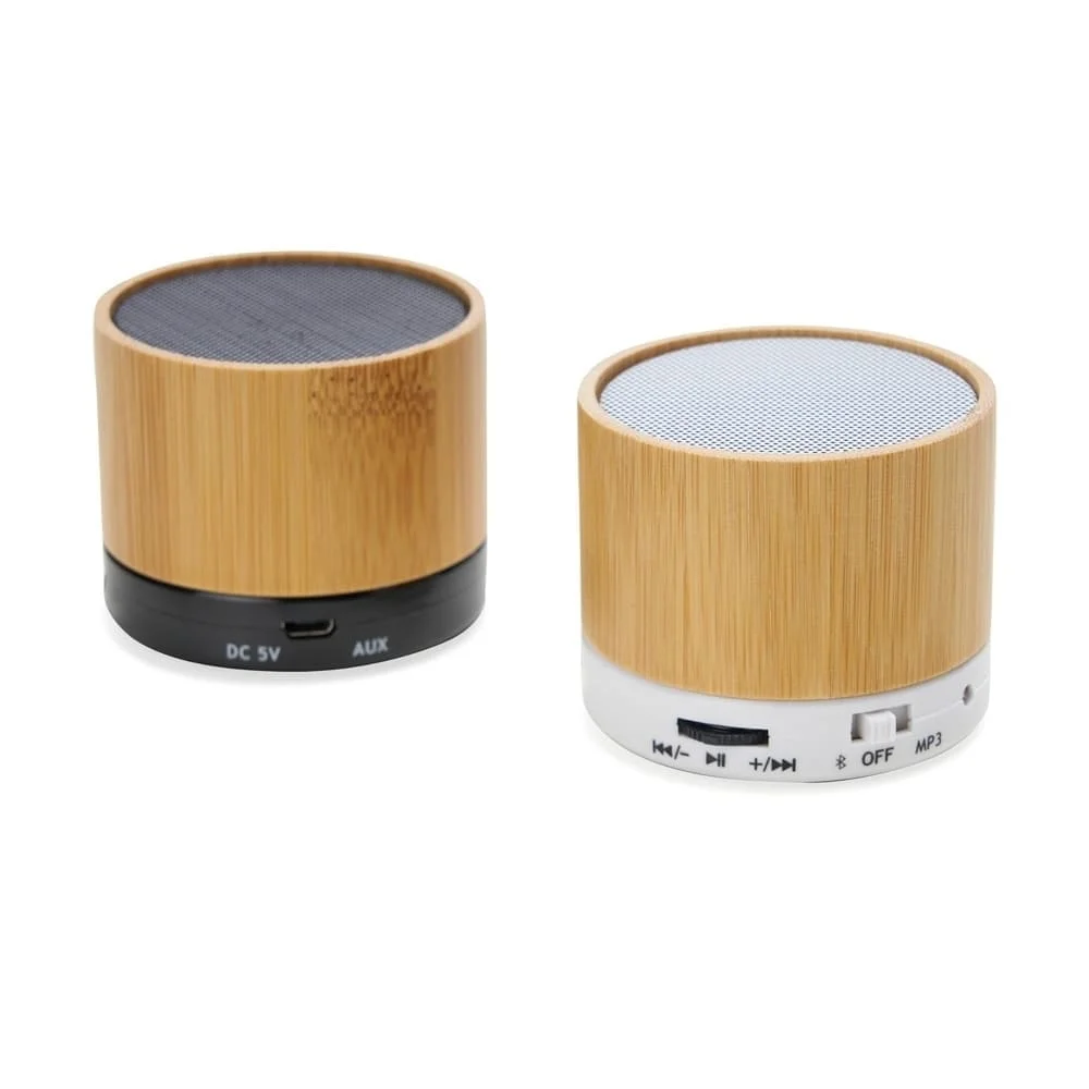 Caixa de Som Personalizada Bambu