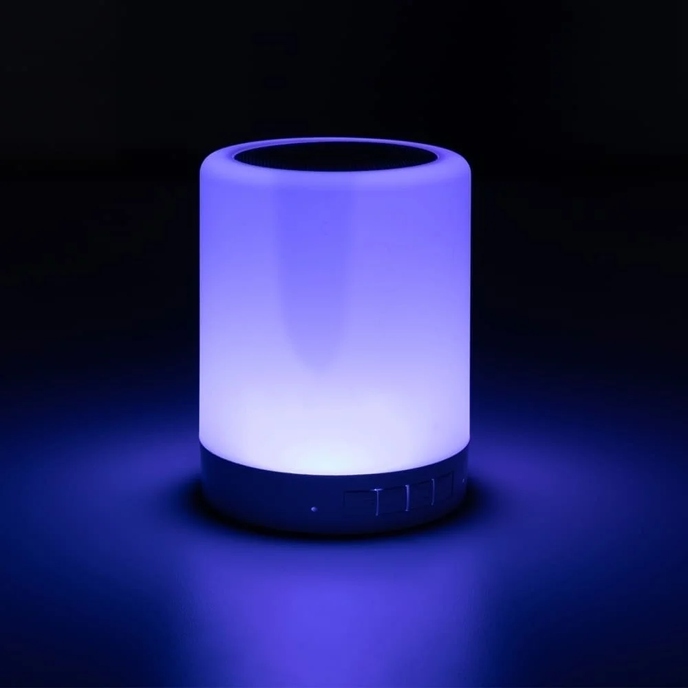 Caixa de Som com Luminária Personalizada com Logo