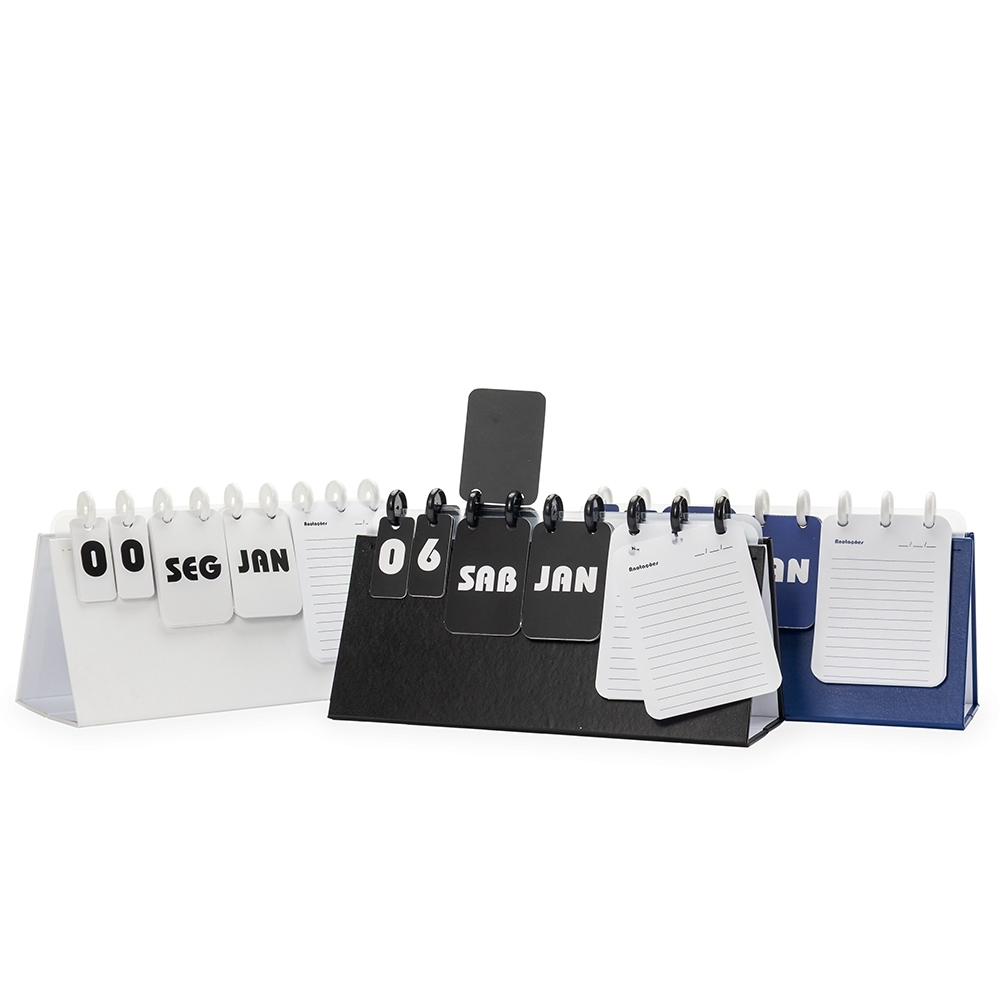 Calendário Permanente Personalizado de Mesa