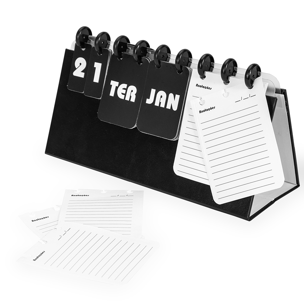 Calendário Permanente Personalizado de Mesa