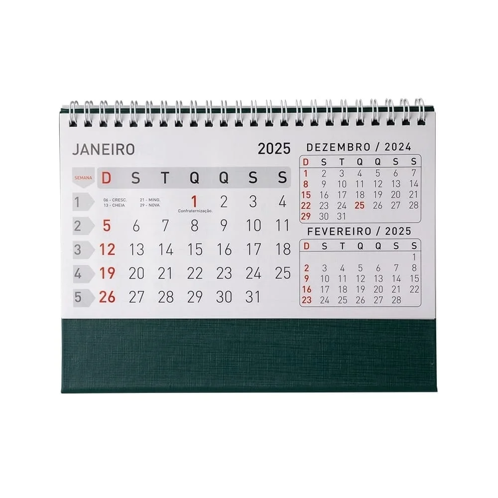 Calendário de Mesa 2025 Grande