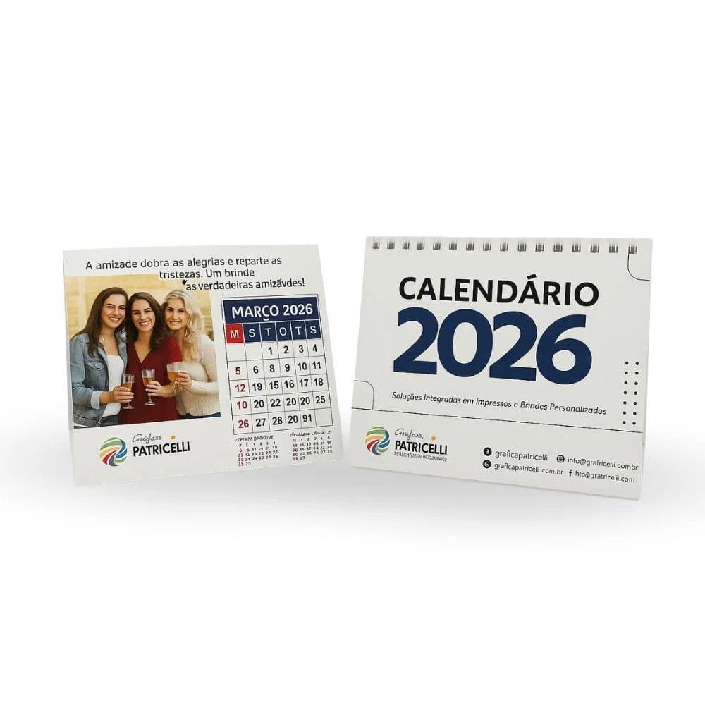 Caléndario de Mesa 2026 Personalizado Custom
