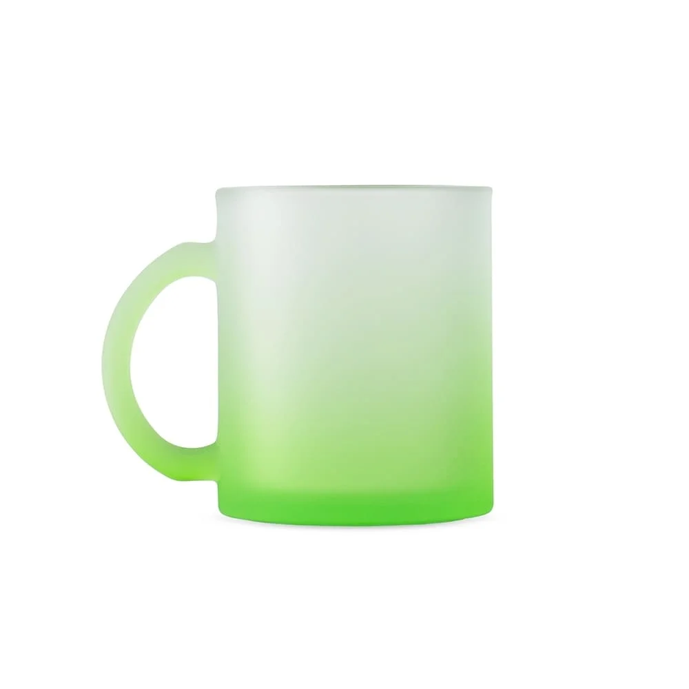 Caneca de Vidro Fosca Personalizada