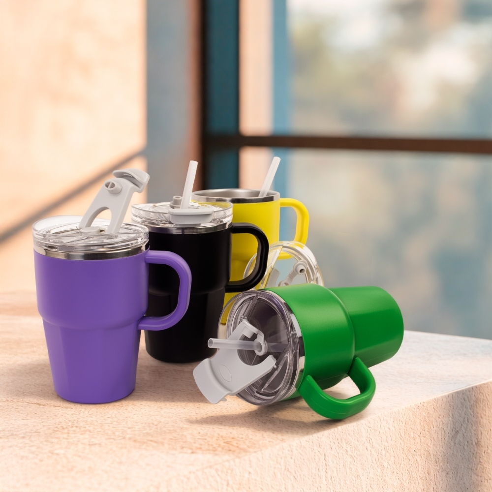 Caneca de Parede Dupla em Inox