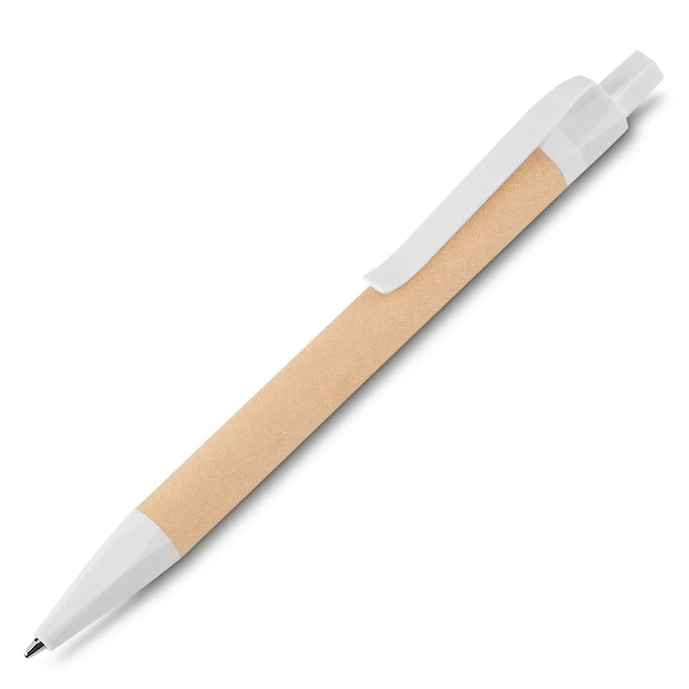Caneta de Papel Kraft com Logo
