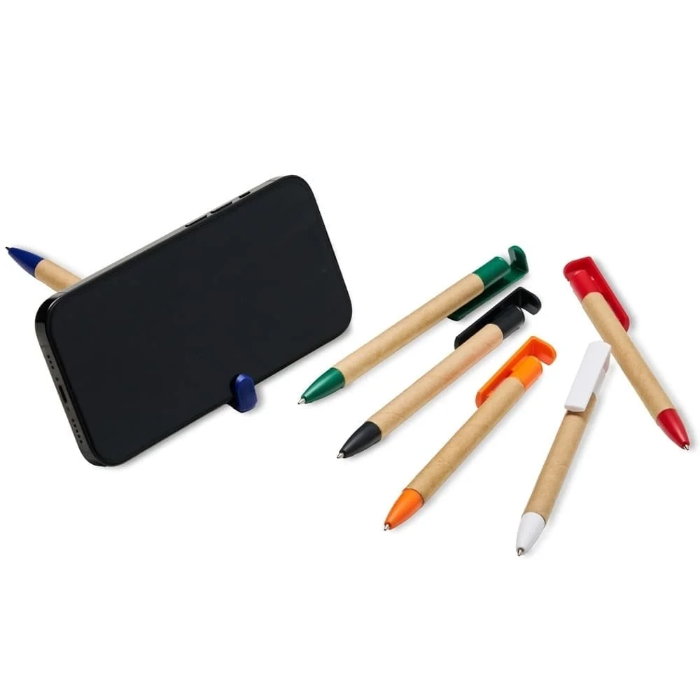 Caneta Ecológica com Suporte Celular