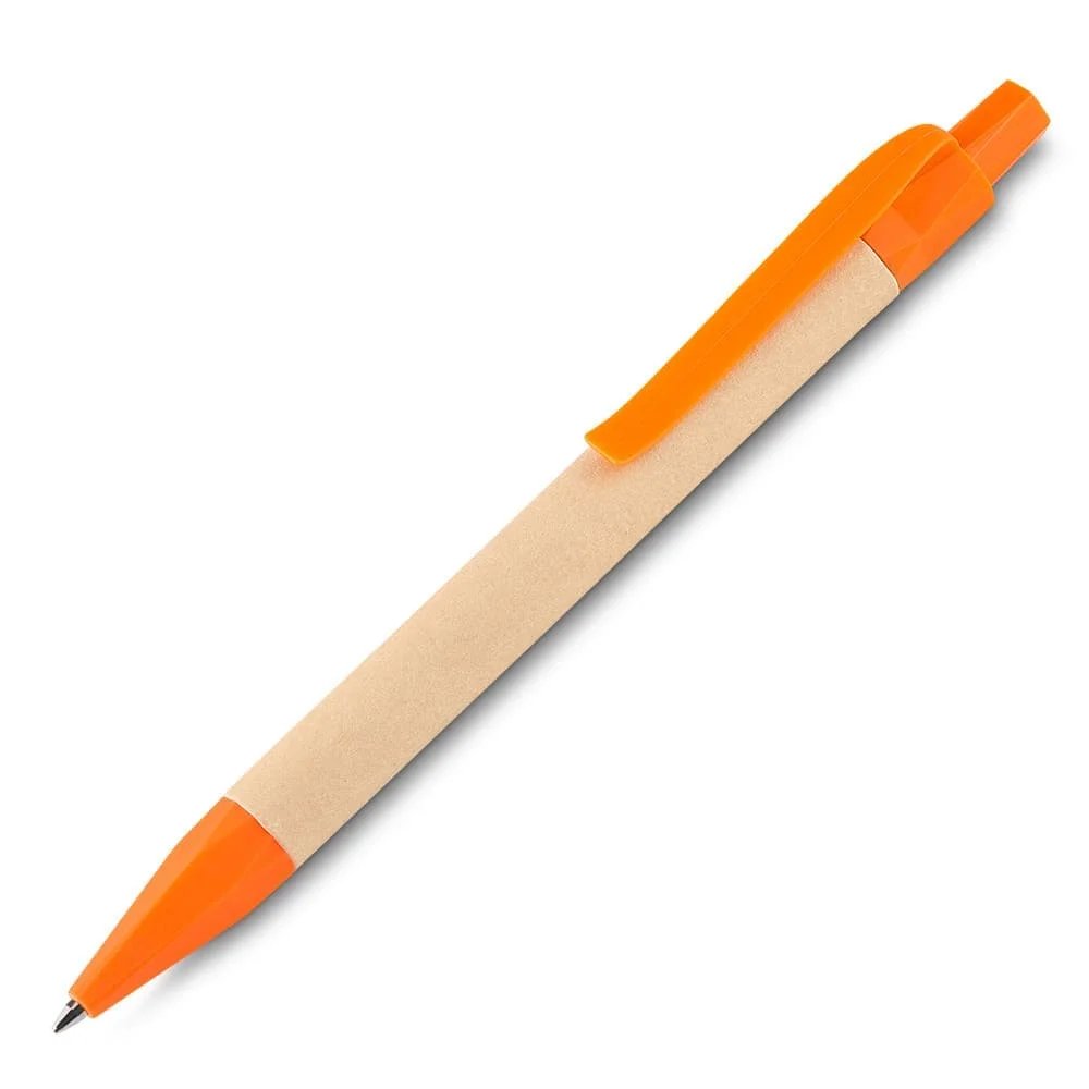 Caneta de Papel Kraft com Logo