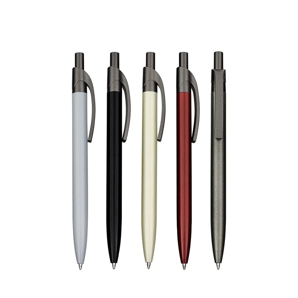 Caneta Metal Clip Plástico